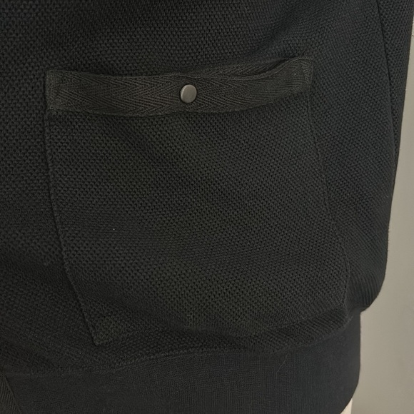 Men’s Saratoga by Robert Peritz Cotton Navy Vest Front Snap Closure size L VNTG - Picture 6 of 13